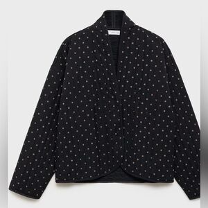 NWT Mango Embroidered Dot Women's Jacket Small